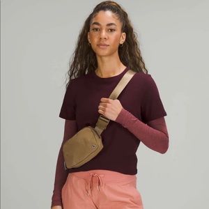 Lululemon everywhere belt bag burnt carmel NWT